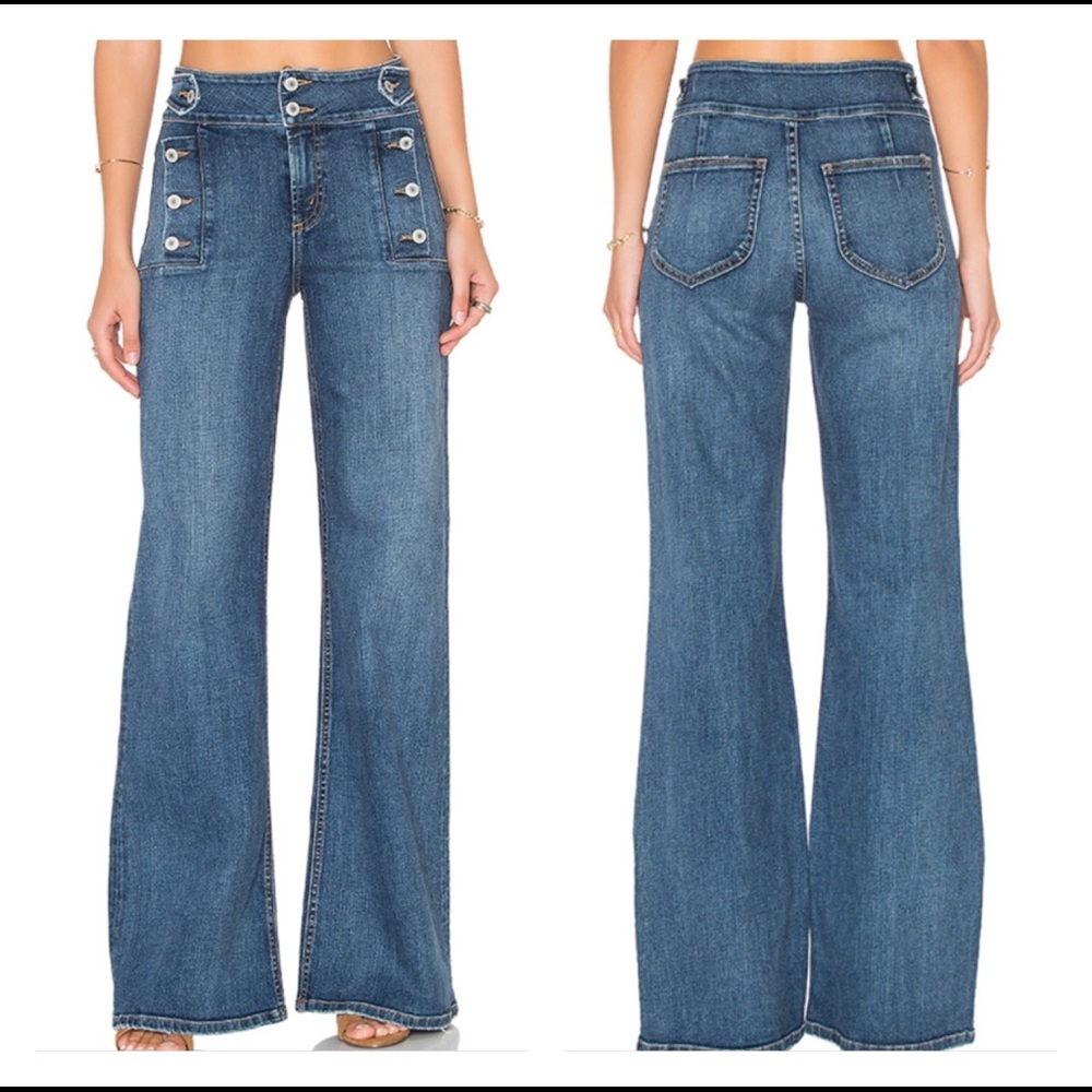 Tularosa- Camilla Wide Leg Jeans